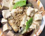 レンジ豚こまお節黒豆入り麻婆豆腐&茄子作り方22写真