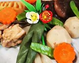 お煮しめ(椎茸、レンコン、ゴボウなど)作り方12写真