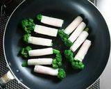スイートブロッコリーのスティック春巻き。作り方4写真