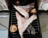 スズキのカマ塩麹漬け焼き作り方4写真