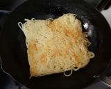 松前漬けの餡かけ焼きそば作り方4写真
