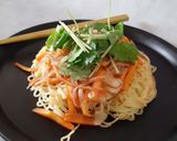 松前漬けの餡かけ焼きそば作り方6写真