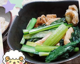 マクロビ☆小松菜とおあげの焼き浸し作り方5写真