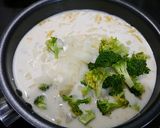 簡単！ワンパンパスタ☆豆乳クリーム作り方3写真