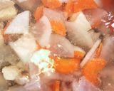 サッパリ梅入りお雑煮作り方3写真