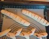 ソフトベーコンエピ、ハムチーズパン作り方7写真