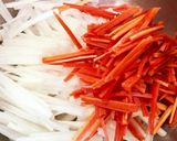 おせち☆紅白なます☆あっさり味作り方1写真