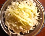 キャベツのざる蕎麦　発酵玉葱作り方1写真