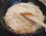 もやしと玉ねぎのクリームパスタ作り方5写真