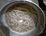 比叡山坂本、日吉そばの「古代そば」もどき作り方3写真