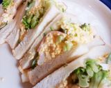 我が家のふんわり卵と野菜のサンドイッチ作り方8写真
