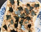 激うま！食パンでのり納豆パン★作り方3写真