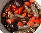 こんにゃく椎茸にんじんの簡単煮物作り方5写真