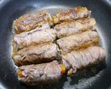 簡単お節！八幡巻☆ローストビーフ風作り方5写真