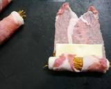 簡単お節！豚肉巻き☆ちくわチーズ作り方3写真