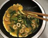 ふわふわ卵のちくわニラ玉作り方5写真