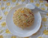 玉子と焼豚のシンプルチャーハン♪作り方3写真