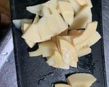 竹の子の和風味噌ペペロンチーノ作り方1写真
