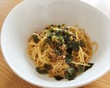 しらすと青のりのバター醤油パスタ作り方5写真