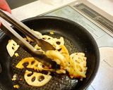 れんこんのガーリックアンチョビ炒め作り方2写真