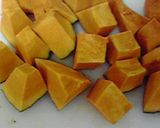 かぼちゃと鶏団子の美味し～い煮物♪作り方1写真