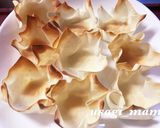 ★ワンタン皮だけ★楽チン★食べられる器作り方4写真