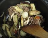 たっぷりなすと牛肉のハヤシライス作り方1写真