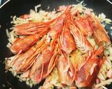 赤エビの残った頭のトマトクリームパスタ作り方1写真