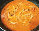 赤エビの残った頭のトマトクリームパスタ作り方3写真