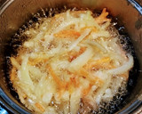 野菜パウチで簡単！サクサクかき揚げ作り方7写真