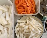 うちの具沢山お雑煮♪作り方2写真