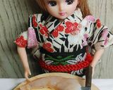 リカちゃん♡揚げ焼き餅*するめ出汁餡かけ作り方10写真