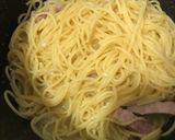フライパン１つ！茹でない簡単カルボナーラ作り方2写真
