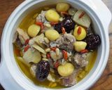 鶏のぶつ切り肉で参鶏湯作り方4写真