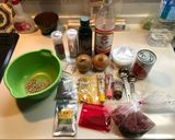スパイスたっぷりポークキーマカレー作り方1写真