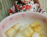 リカちゃん♡揚げ焼き餅*するめ出汁餡かけ作り方28写真