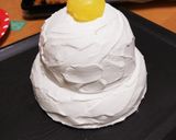 鏡餅ケーキ　お正月　元旦に作り方7写真