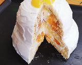 鏡餅ケーキ　お正月　元旦に作り方3写真