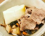 牛肉と昆布、スルメのお雑煮作り方9写真