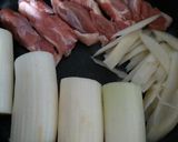 鴨ネギの雑煮☆作り方1写真