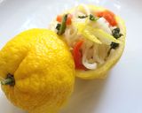 海老イカ大根サラダで「ゆずなます」作り方7写真