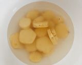 ドライブルーベリーとさつまいもの茶巾絞り作り方1写真