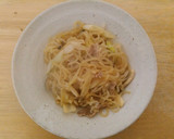 糸こんにゃくのすき焼き風豆乳炒め作り方6写真
