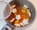 お正月に簡単！☆紅白梅のお雑煮☆作り方3写真