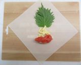 おもちアレンジ♪青じそ明太餅チーズ春巻き作り方2写真