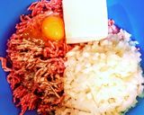 簡単！とろチーズin豆腐ハンバーグボール作り方1写真