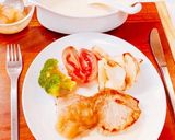 ポークソテー　林檎ソース付【デンマーク】作り方7写真