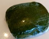 小倉餡入り抹茶クッキー（❁月餅風）作り方4写真