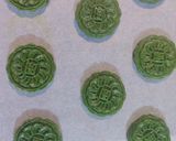 小倉餡入り抹茶クッキー（❁月餅風）作り方9写真