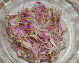 鮭と菊（かきのもと）の炊き込みご飯作り方1写真